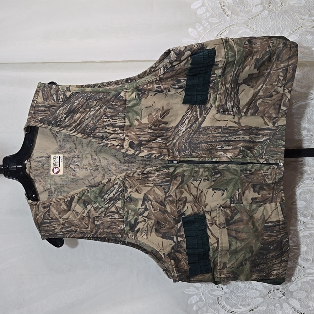 Sports Afield Camo Hunting Vest sz X-Large